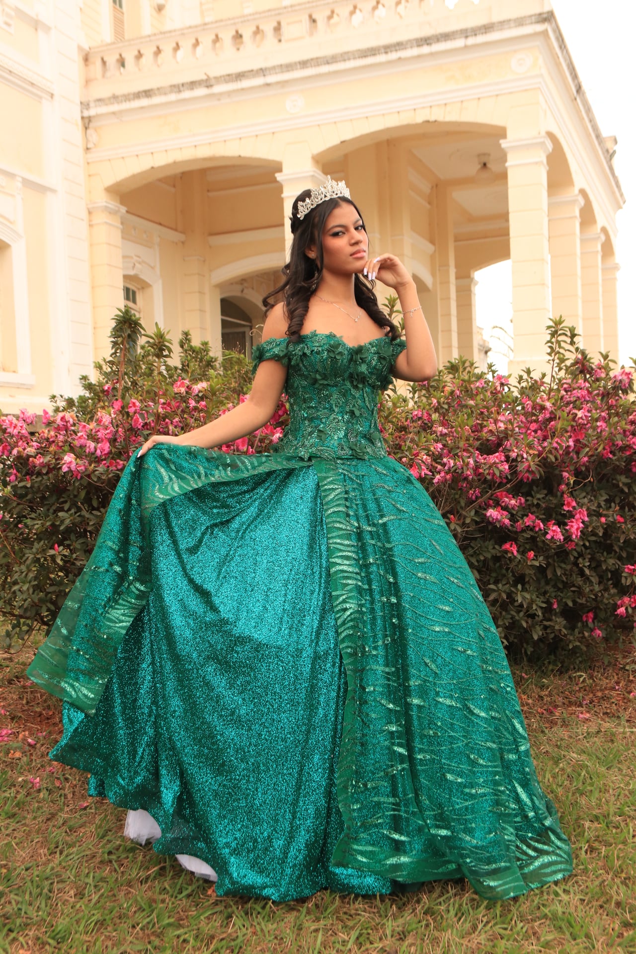 Vestido Verde Princesa